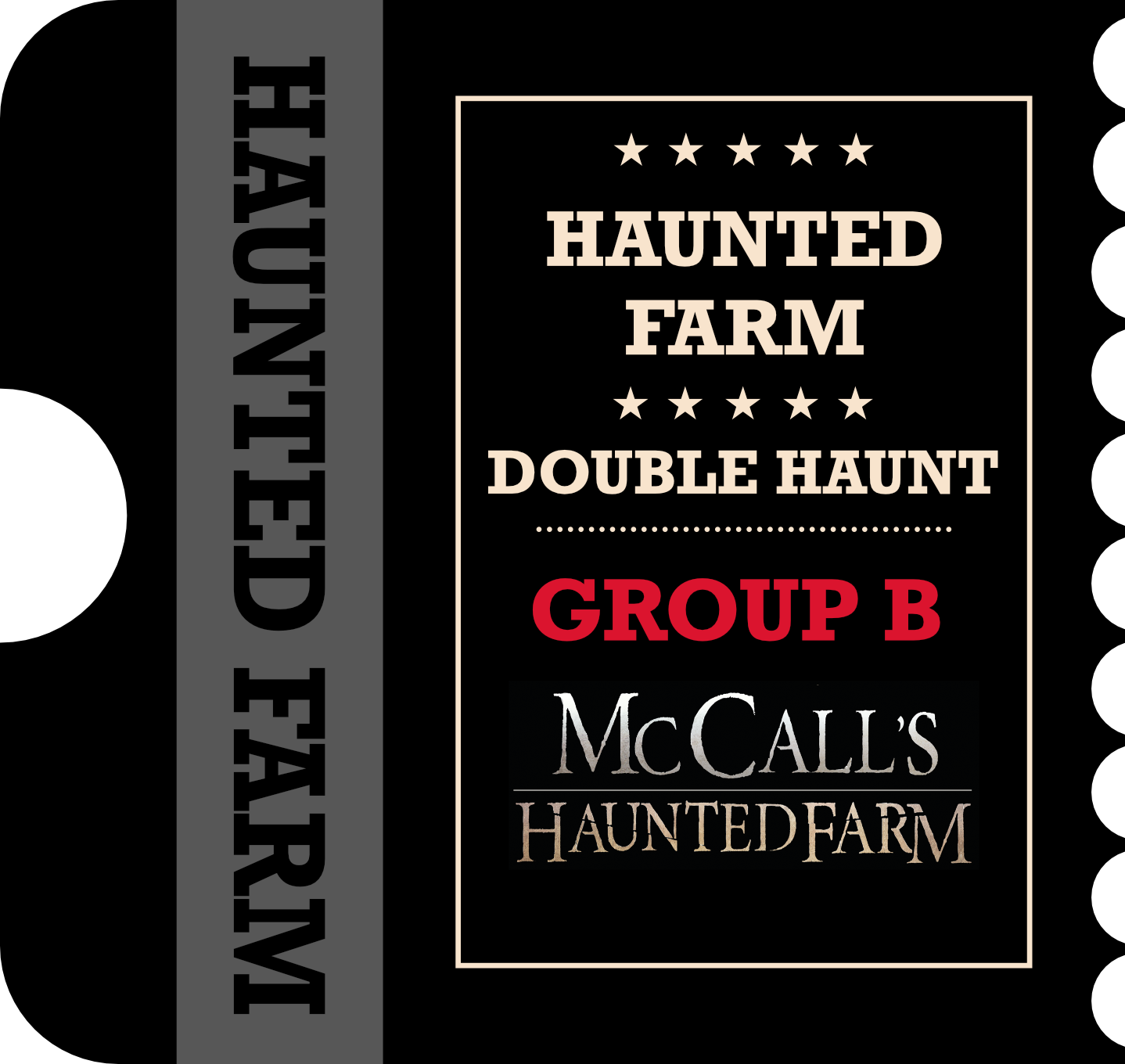 Oct 14 Group B Double Haunt 2023 Passes McCall's Farm