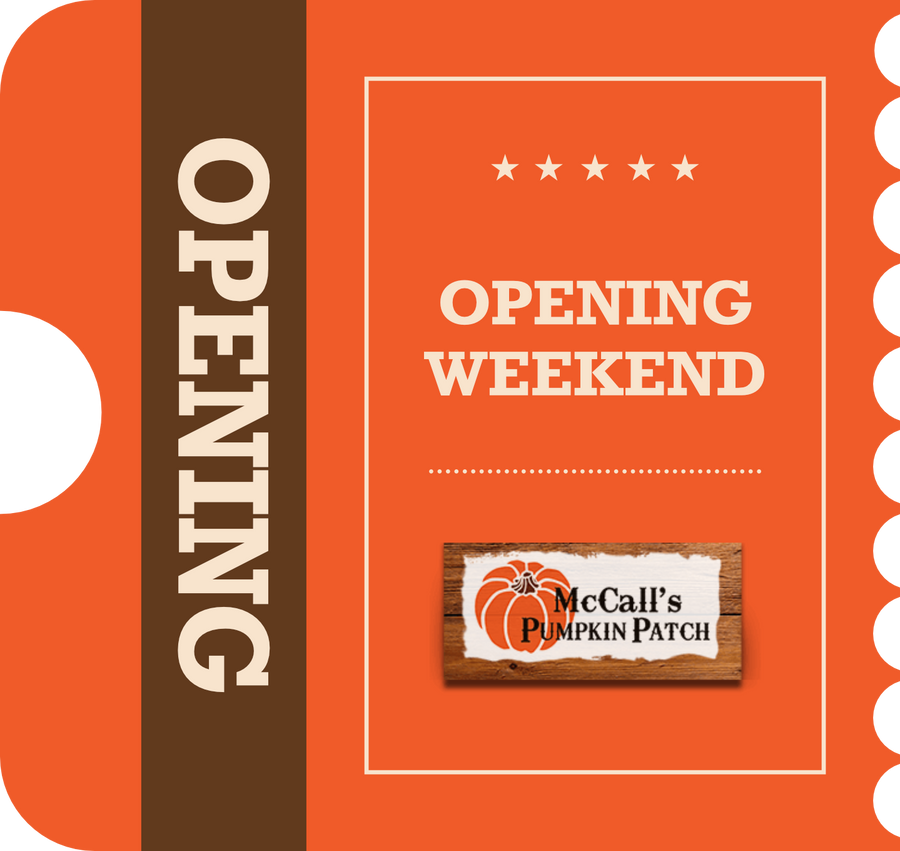Pumpkin Patch | Opening Weekend (Sat/Sun) 2023