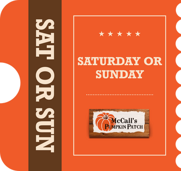 2025 Pumpkin Patch | Saturday/Sunday