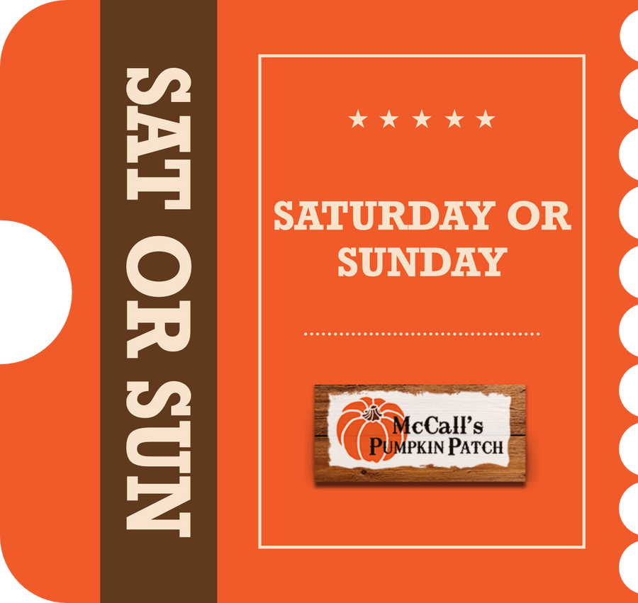 2025 Pumpkin Patch | Saturday/Sunday